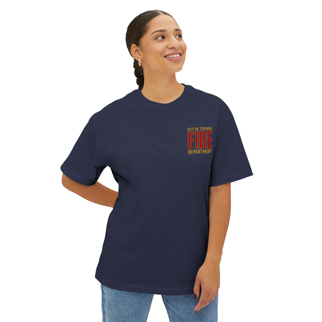 City of Tijuana Fire Department T-Shirt - Blue