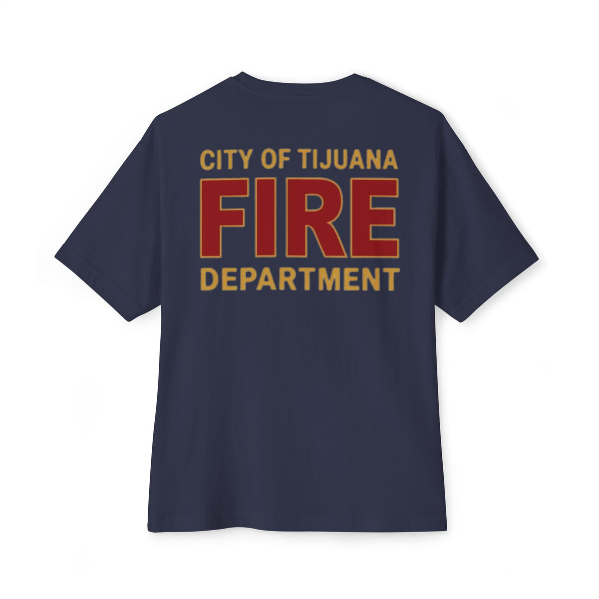 City of Tijuana Fire Department T-Shirt - Blue