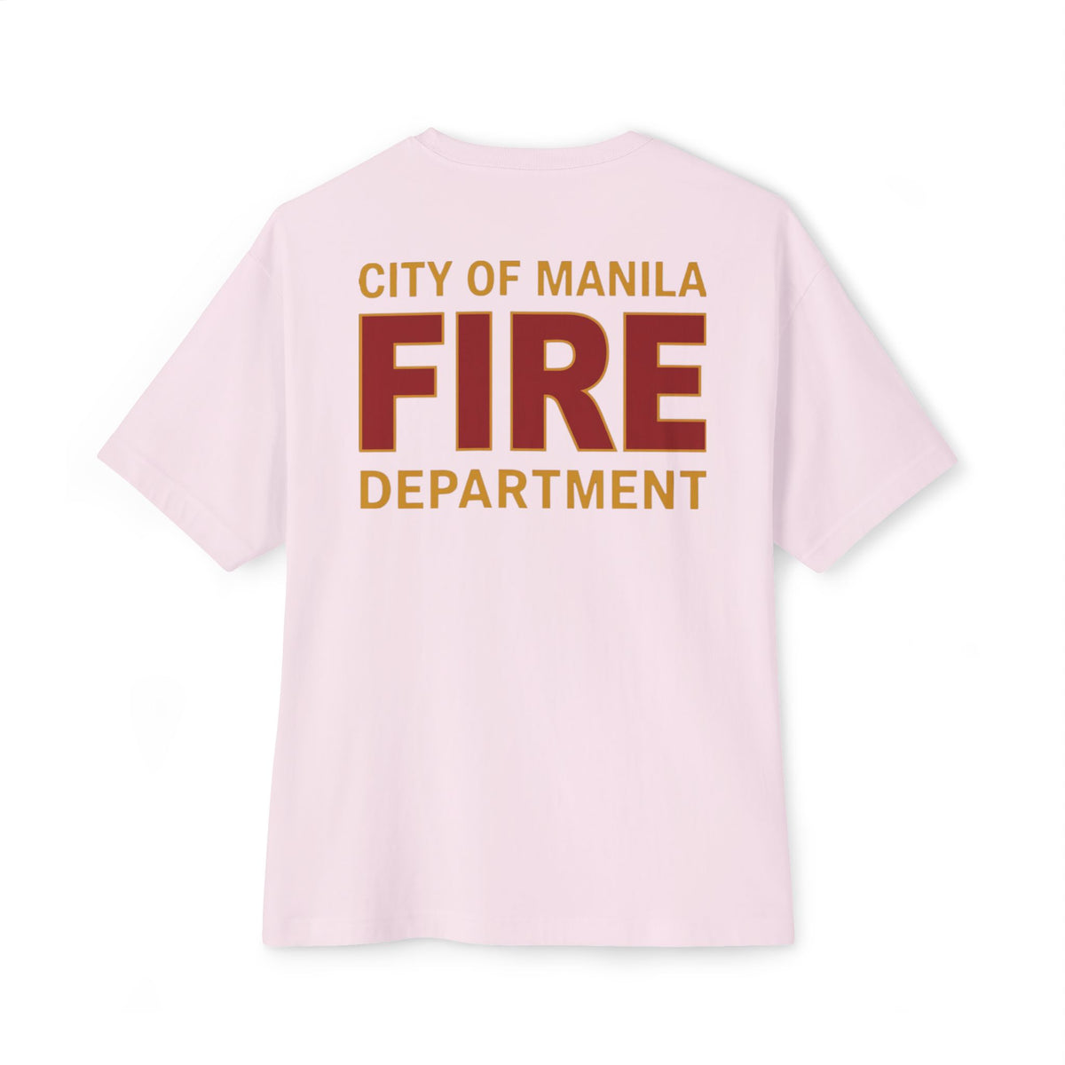City of Manila Fire Department T-Shirt - Pink
